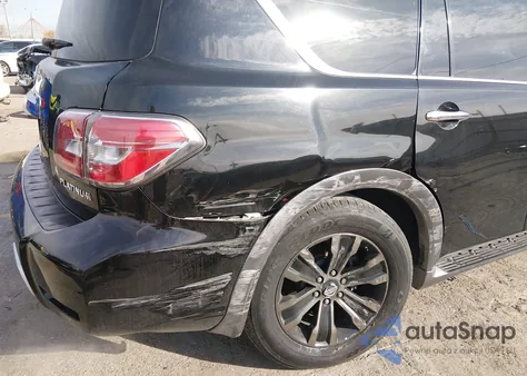 2017 Nissan Armada Platinum from USA, damaged, VIN JN8AY2NE6H9701277
